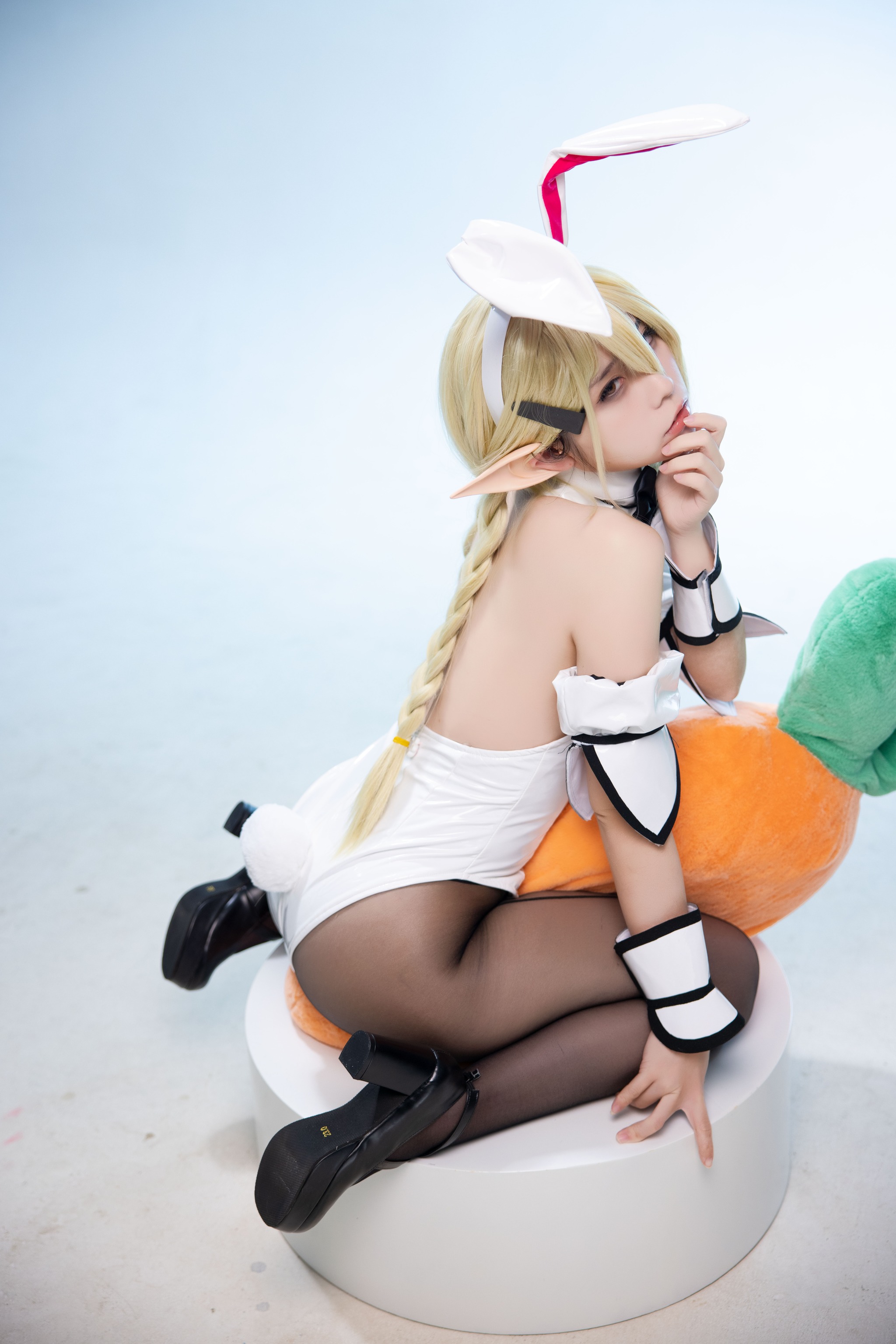 图片[1]-G44不会受伤 – NO.097 水兰儿兔女郎 Shui Lan Er Bunny Girl[31P]-XikXak